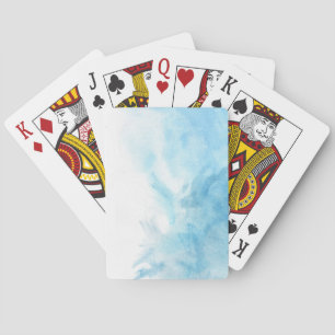 colourful watercolor background for your playing cards
