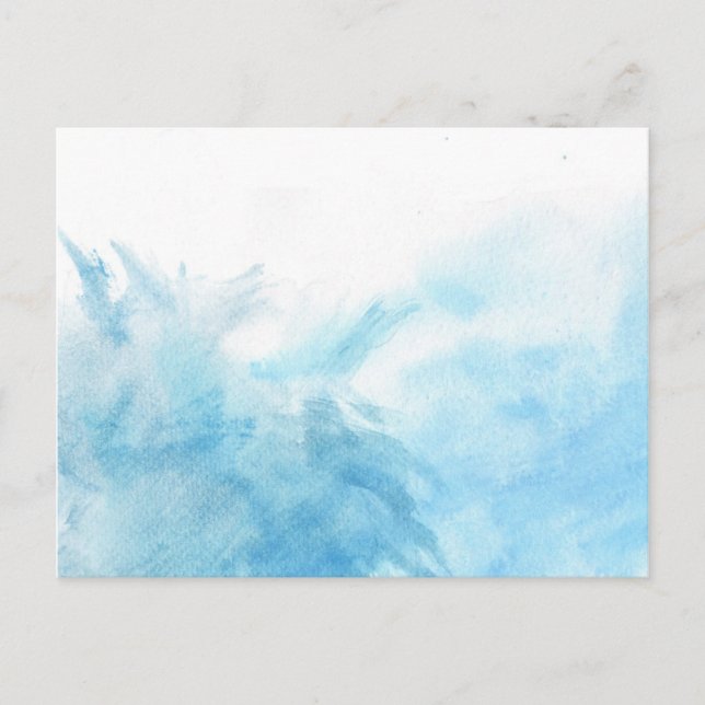 colourful watercolor background for your postcard (Front)