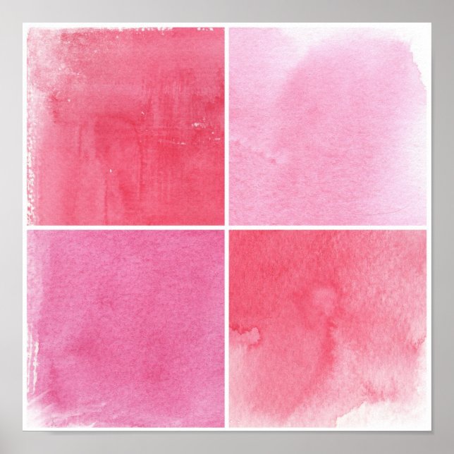 colourful watercolor background for your poster (Front)