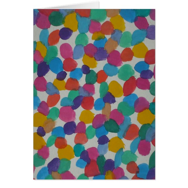 Colourful Watercolor Dots (Front)