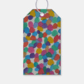 Colourful Watercolor Dots Gift Tags (Front)