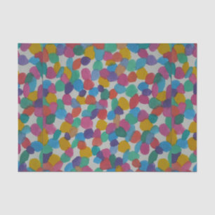 Colourful Watercolor Dots Tissue Paper