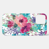 Colourful Watercolor Floral Pattern Case-Mate iPhone Case (Back (Horizontal))