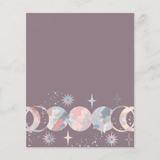 Colourful Watercolor Moons