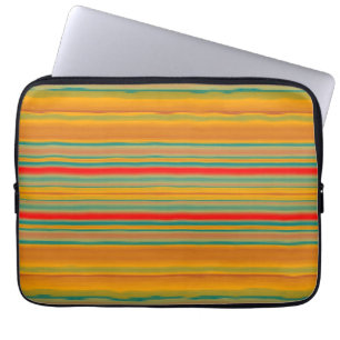 Colourful Watercolor Rainbow Abstract Laptop Sleeve