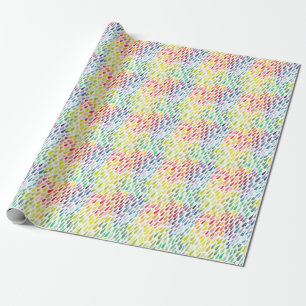 Colourful Watercolor Splash Set Wrapping Paper