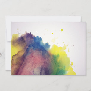 Colourful Watercolor Splotch
