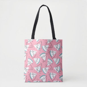 Colourful Watercolor Watermelons Tote Bag