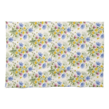 Colourful Watercolor Wildflowers
