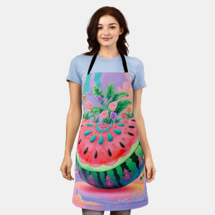 Colourful watermelon apron