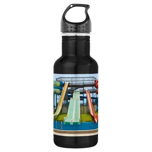 Colourful Waterslides 532 Ml Water Bottle (Front)