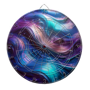 Colourful Wave Dartboard