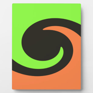 colourful wave plaque