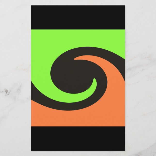 colourful wave stationery (Front)