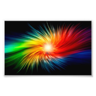 Colourful Waves 25.4cm x 20.32cm- Photo Paper