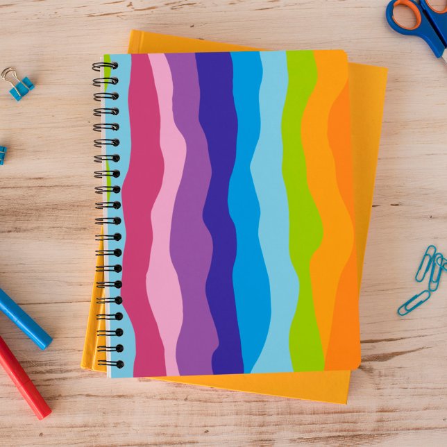Colourful Waves Notebook (Creator Uploaded)