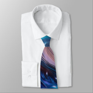 Colourful Waves Tie