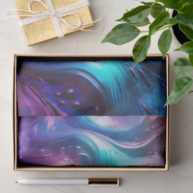 Colourful Waves Tissue Paper (Gift)