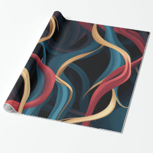 Colourful Waves Wrapping Paper