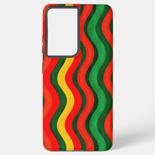 Colourful Wavy Pattern  Samsung Galaxy Case