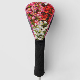 Colourful Wax Begonias Golf Head Cover