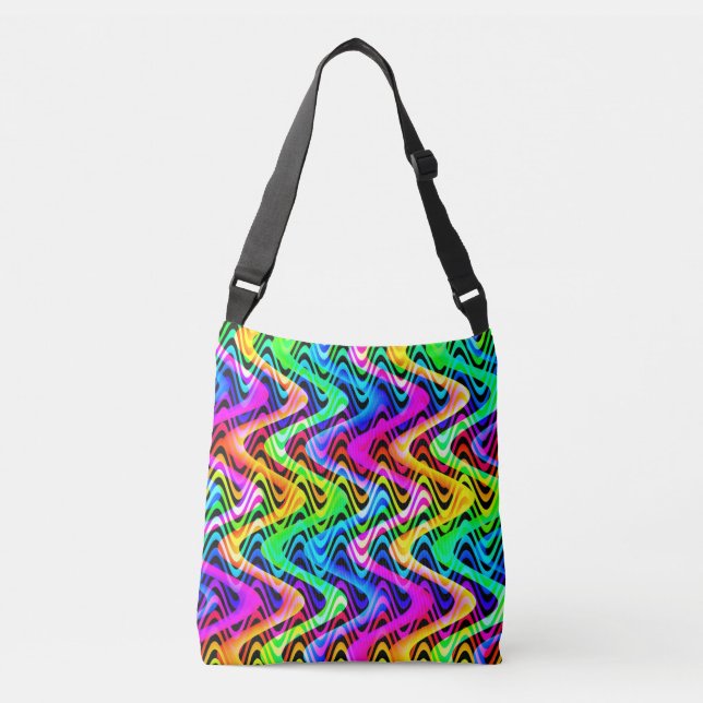 colourful weaves crossbody bag (Front)