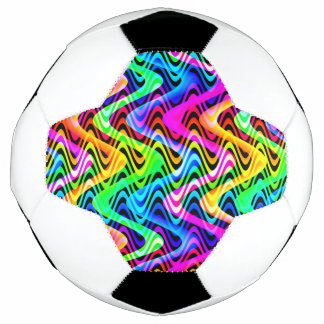 colourful weaves soccer ball