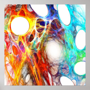 Colourful web - Poster