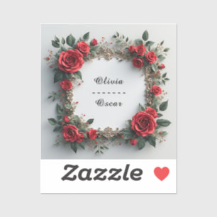 Colourful Wedding Floral Wreath