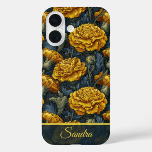 Colourful Wedding Gift Carnation Flower Name iPhone 16 Case