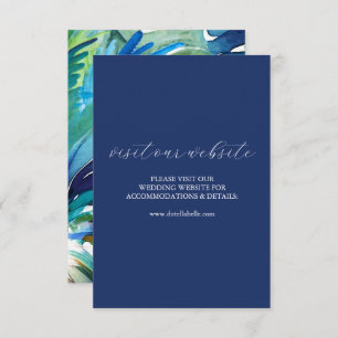 Colourful Wedding Website Insert Card Script