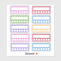 Colourful Weekly Habit Tracker