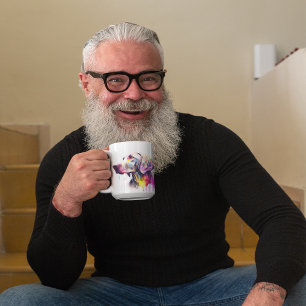 Colourful Weimaraner Dog Pet Coffee Mug, Cup