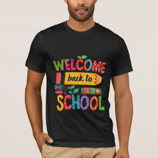 Colourful Welcome Back to School T-Shirt