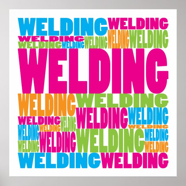Colourful Welding Poster (Front)