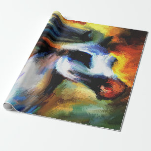 Colourful Western Performance Horse Wrapping Paper