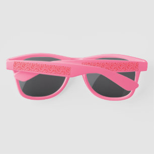 Colourful Whimsical Small Hearts Red Pink White    Sunglasses