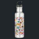 Colourful Whimsical Watercolor Fruits Veggies 710 Ml Water Bottle<br><div class="desc">Enjoy this whimsical watercolor fruits and veggies pattern with this colourful waterbottle. You can always add your own text. Let me know if you'd like something custom made. If you buy it, thank you! Be sure to share a pic on Instagram of it in action and tag me @shoshannahscribbles :)...</div>