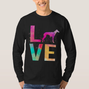 Colourful Whippet Dog Mum Gifts Whippet T-Shirt