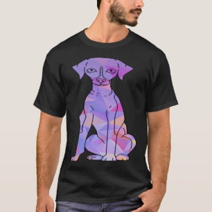 Colourful Whippet T-Shirt