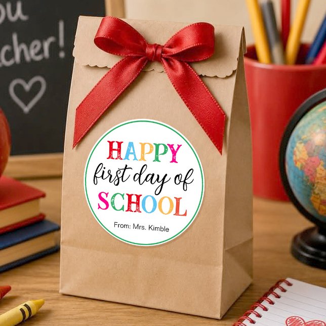 Colourful White Board School Sticker (Creator Uploaded)