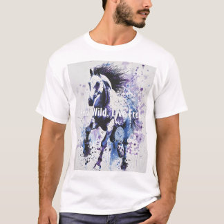 Colourful Wild Horse T-Shirt