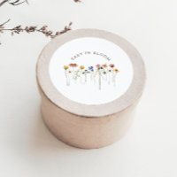 Colourful Wildflower Baby In Bloom Baby Shower