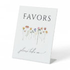 Colourful Wildflower Baby Shower Favours