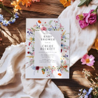 Colourful Wildflower Baby Shower