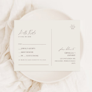 Colourful Wildflower Beige Garden Song Request RSV Postcard