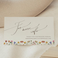 Colourful Wildflower | Beige Wedding Website