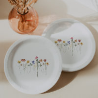 Colourful Wildflower Birthday Party Paper