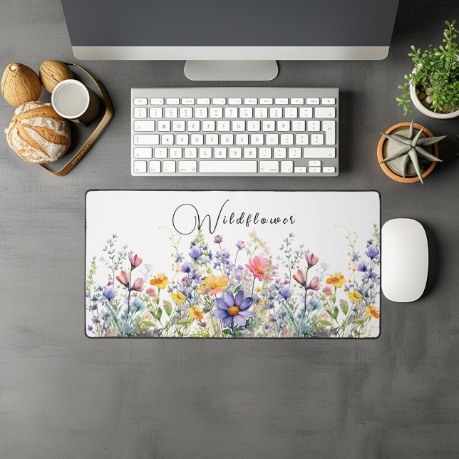 Colourful Wildflower Desk Mat (Creator Uploaded)