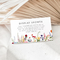 Colourful Wildflower Display Shower